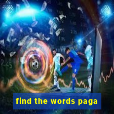 find the words paga